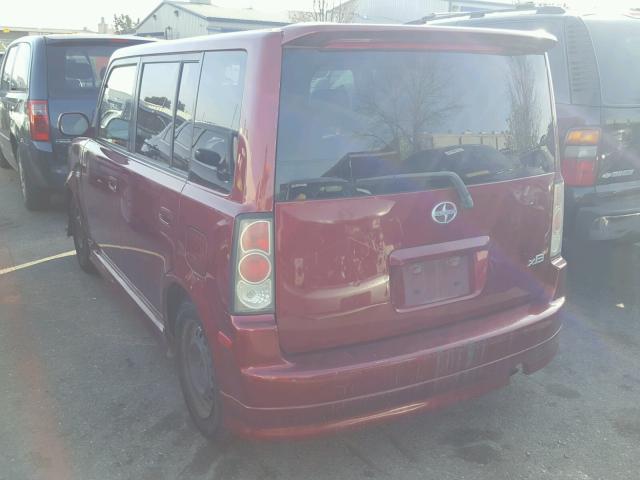 JTLKT324464088686 - 2006 SCION XB MAROON photo 3