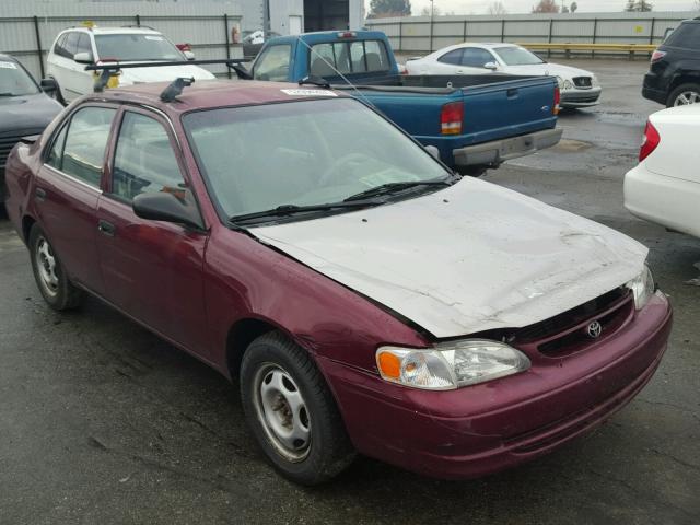 2T1BR12E6WC060201 - 1998 TOYOTA COROLLA VE MAROON photo 1