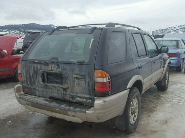 4S6DM58W914414564 - 2001 HONDA PASSPORT E BLACK photo 4