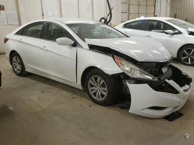 5NPEB4AC9BH084518 - 2011 HYUNDAI SONATA GLS WHITE photo 1