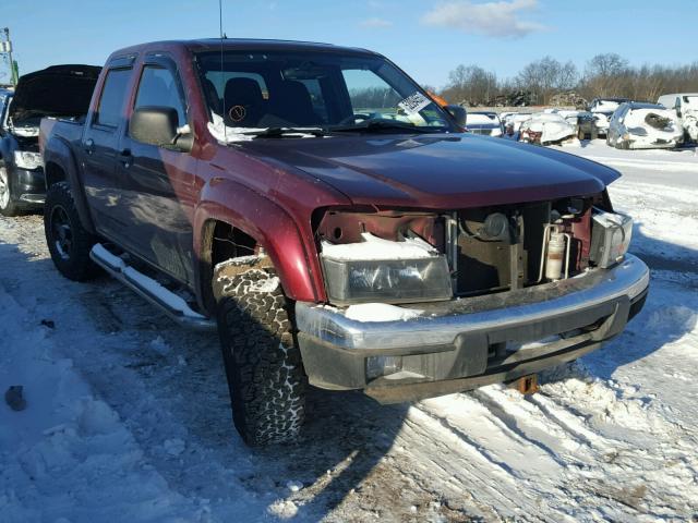 1GTDT13E678120645 - 2007 GMC CANYON BURGUNDY photo 1