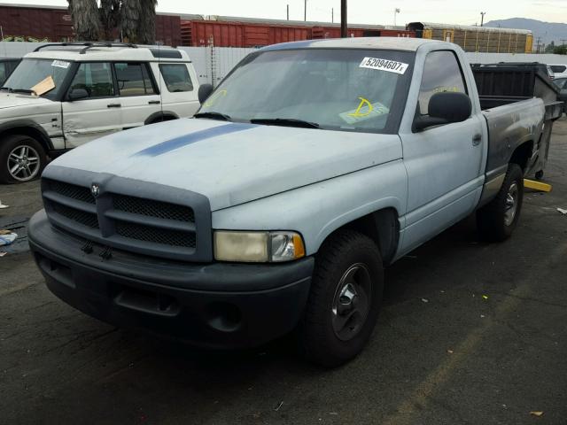 3B7HC16ZXXM521532 - 1999 DODGE RAM 1500 GRAY photo 2