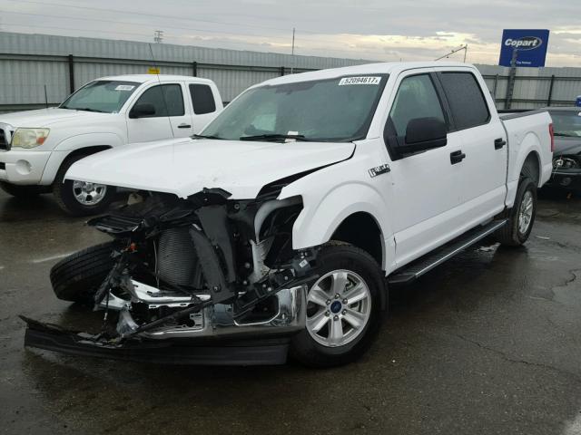 1FTEW1C89HKC55743 - 2017 FORD F150 SUPER WHITE photo 2