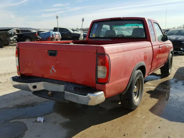1N6DD26S5WC354515 - 1998 NISSAN FRONTIER K RED photo 4