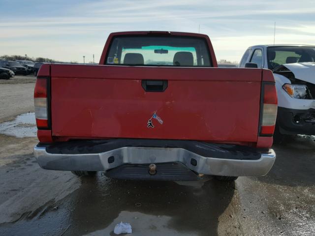 1N6DD26S5WC354515 - 1998 NISSAN FRONTIER K RED photo 6