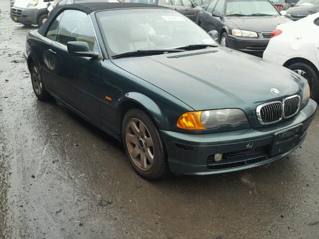 WBABR3345YEG02521 - 2000 BMW 323 CI GREEN photo 1