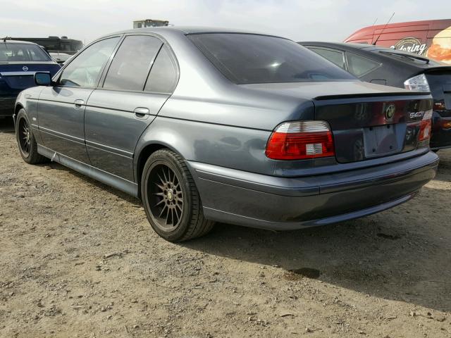 WBADN63441GM73085 - 2001 BMW 540 I AUTO BLUE photo 3