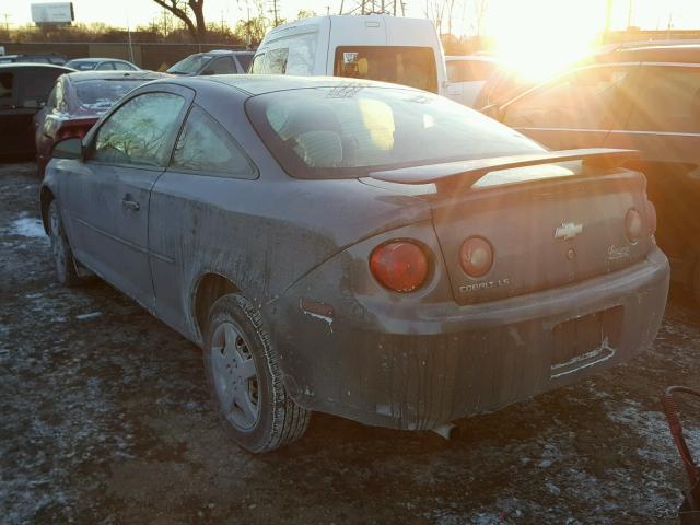 1G1AK15F567783780 - 2006 CHEVROLET COBALT LS GRAY photo 3