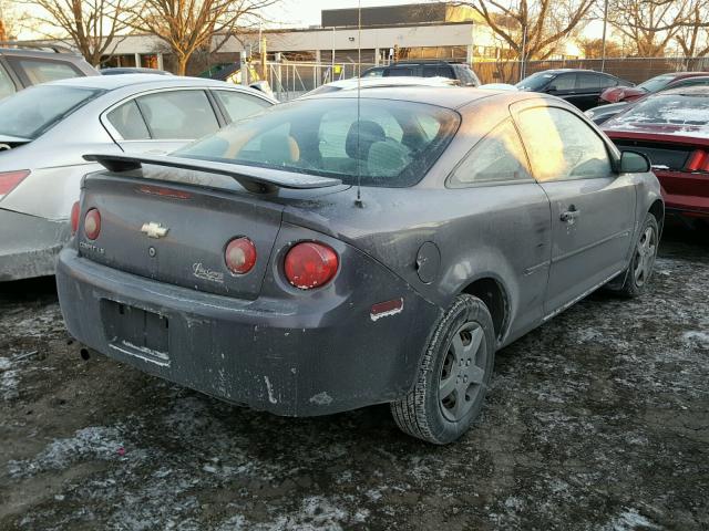 1G1AK15F567783780 - 2006 CHEVROLET COBALT LS GRAY photo 4