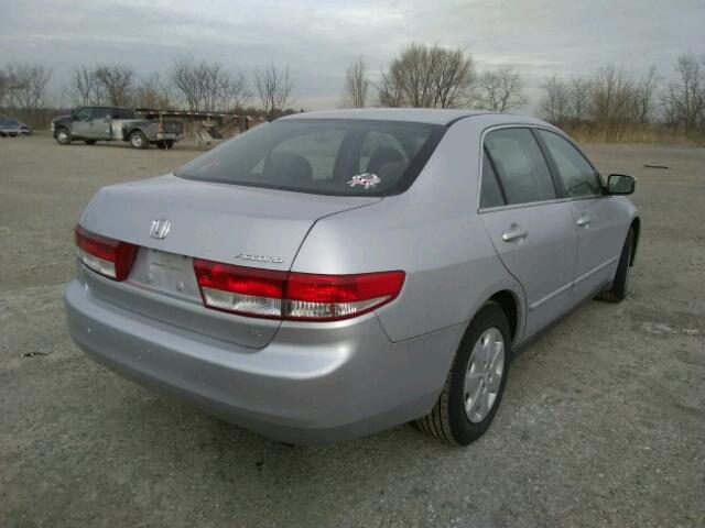 1HGCM55384A076892 - 2004 HONDA ACCORD LX SILVER photo 4