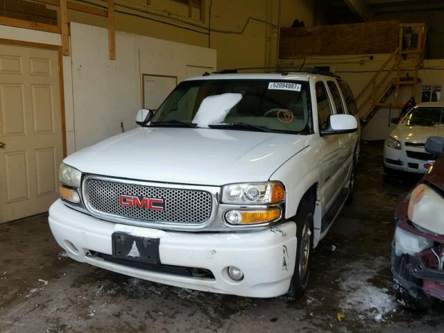 1GKFK66U43J266108 - 2003 GMC YUKON XL D WHITE photo 2