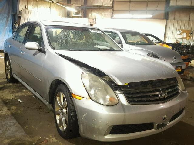 JNKCV51F05M303096 - 2005 INFINITI G35 SILVER photo 1