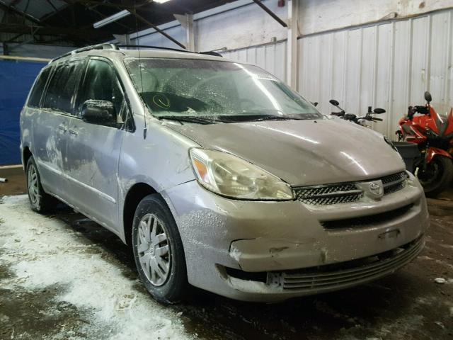 5TDZA23CX4S093828 - 2004 TOYOTA SIENNA CE GRAY photo 1