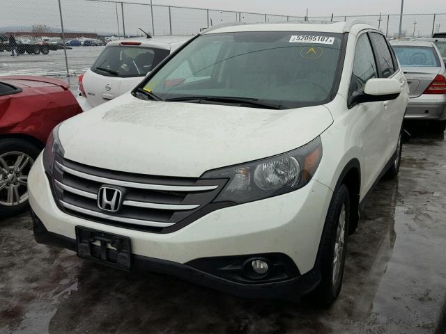 5J6RM3H77DL049578 - 2013 HONDA CR-V EXL WHITE photo 2