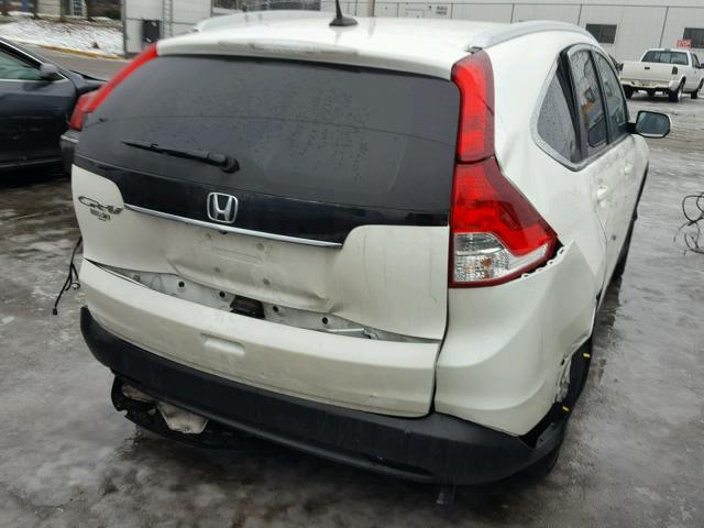 5J6RM3H77DL049578 - 2013 HONDA CR-V EXL WHITE photo 4