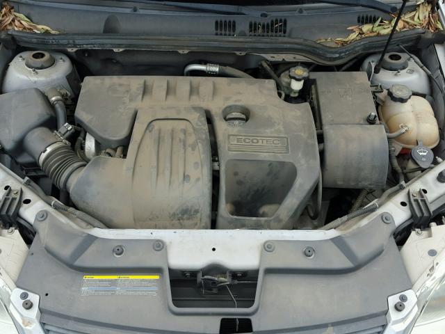 1G1AL58F787190196 - 2008 CHEVROLET COBALT LT SILVER photo 7