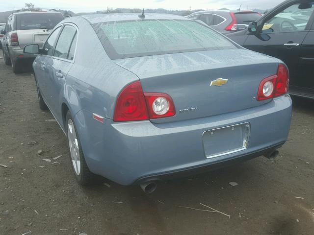 1G1ZJ577384301279 - 2008 CHEVROLET MALIBU 2LT BLUE photo 3