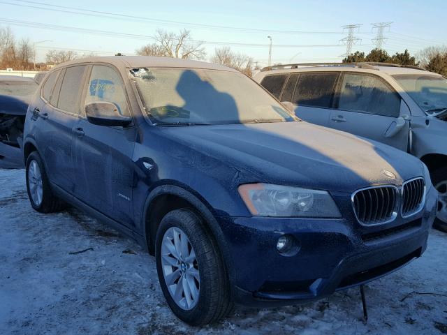 5UXWX9C5XD0A08518 - 2013 BMW X3 XDRIVE2 BLUE photo 1