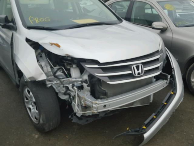 2HKRM3H34EH551456 - 2014 HONDA CR-V LX GRAY photo 9