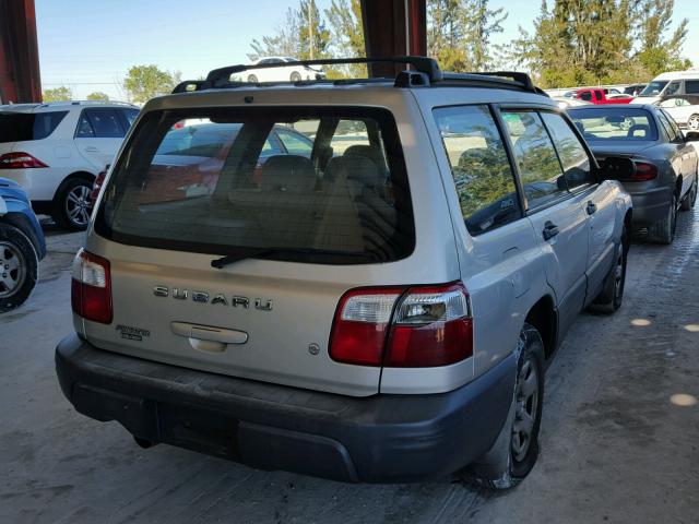 JF1SF63541G700300 - 2001 SUBARU FORESTER L SILVER photo 4