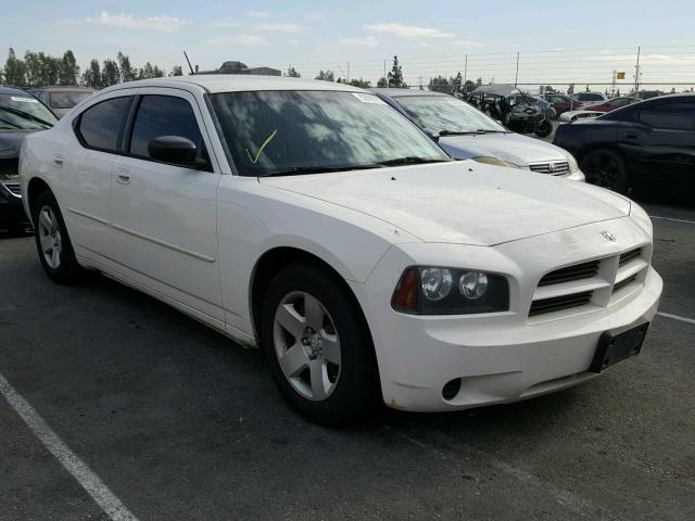 2B3KA43R48H313505 - 2008 DODGE CHARGER WHITE photo 1