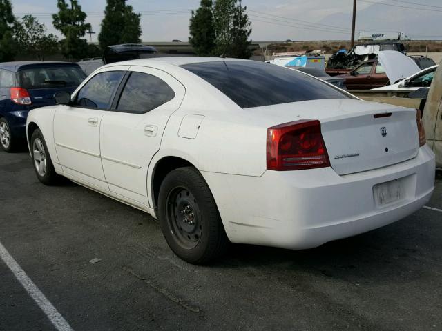 2B3KA43R48H313505 - 2008 DODGE CHARGER WHITE photo 3