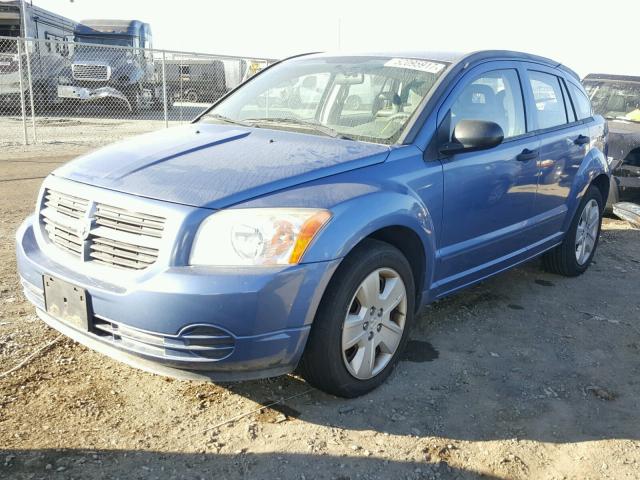 1B3HB48B97D541062 - 2007 DODGE CALIBER SX BLUE photo 2