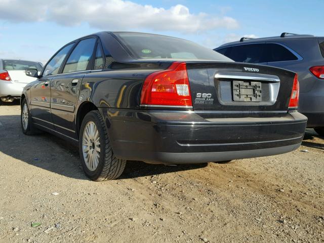 YV1TS92D541351105 - 2004 VOLVO S80 BLACK photo 3