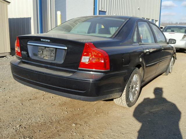 YV1TS92D541351105 - 2004 VOLVO S80 BLACK photo 4