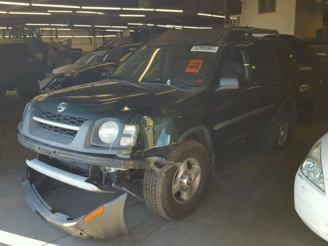 5N1ED28Y32C513675 - 2002 NISSAN XTERRA XE GREEN photo 1