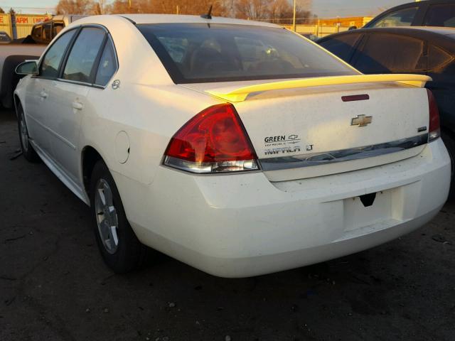 2G1WT57K791103979 - 2009 CHEVROLET IMPALA 1LT WHITE photo 3