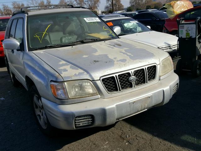 JF1SF65662H742775 - 2002 SUBARU FORESTER S SILVER photo 1