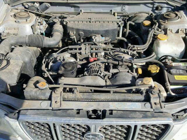 JF1SF65662H742775 - 2002 SUBARU FORESTER S SILVER photo 7