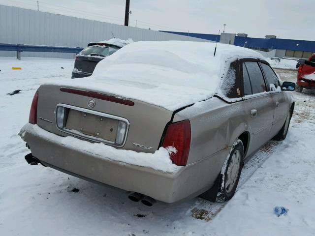 1G6KD54Y23U151156 - 2003 CADILLAC DEVILLE TAN photo 4