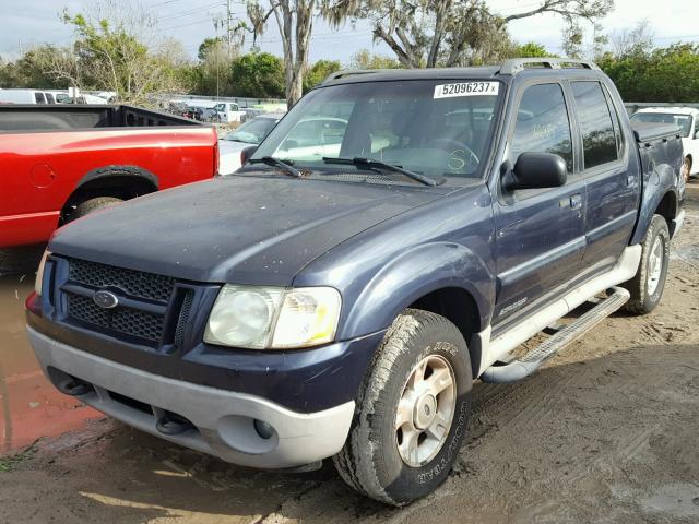 1FMZU67E22UB99625 - 2002 FORD EXPLORER S BLUE photo 2