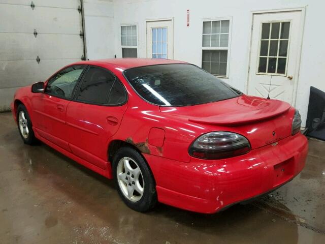 1G2WP52K8WF334725 - 1998 PONTIAC GRAND PRIX 红色 照片 3