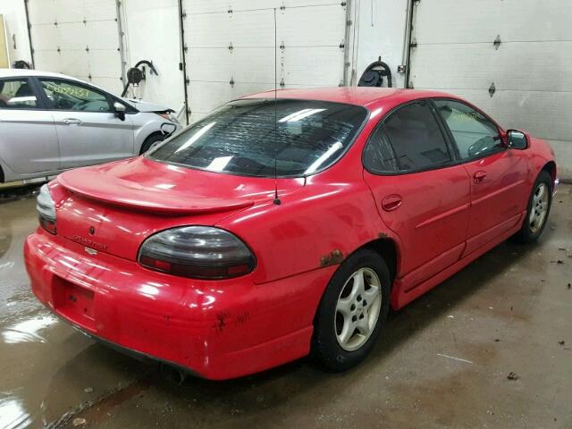 1G2WP52K8WF334725 - 1998 PONTIAC GRAND PRIX 红色 照片 4