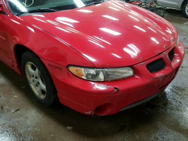 1G2WP52K8WF334725 - 1998 PONTIAC GRAND PRIX 红色 照片 9