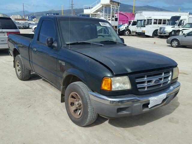 1FTYR10D02PA17618 - 2002 FORD RANGER GREEN photo 1