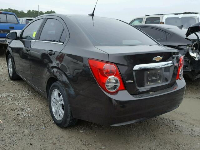 1G1JC5SB9D4219571 - 2013 CHEVROLET SONIC LT BLACK photo 3