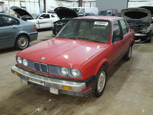 WBAAE5400H1692521 - 1987 BMW 325 BASE RED photo 2