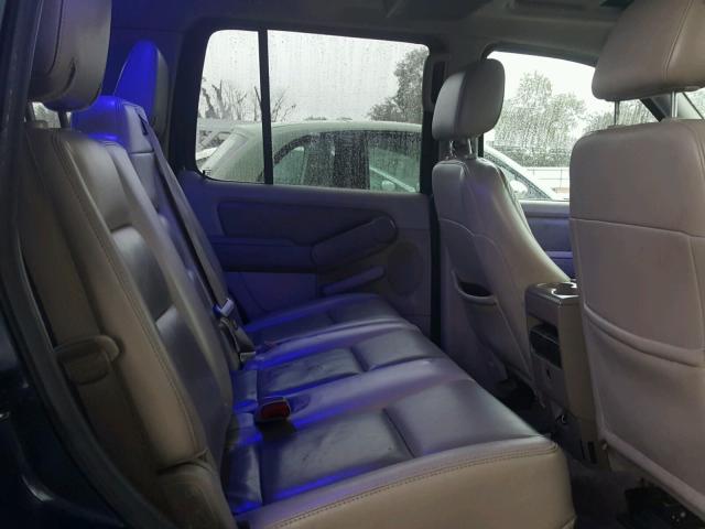 1FMEU73E77UB54343 - 2007 FORD EXPLORER X BLUE photo 6