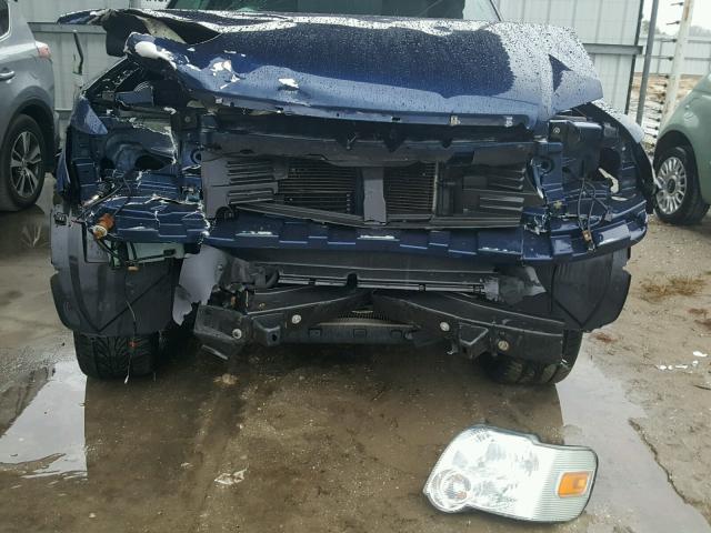 1FMEU73E77UB54343 - 2007 FORD EXPLORER X BLUE photo 9