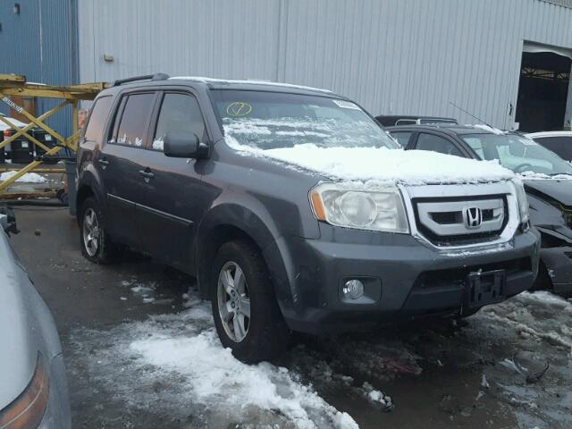 5FNYF486X9B018568 - 2009 HONDA PILOT EXL BLUE photo 1