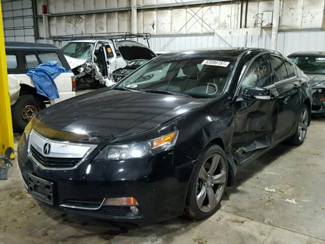 19UUA8F71DA004545 - 2013 ACURA TL ADVANCE BLACK photo 2