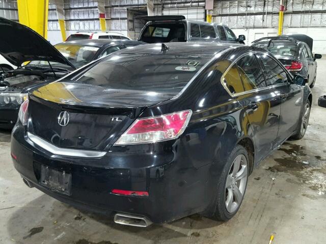 19UUA8F71DA004545 - 2013 ACURA TL ADVANCE BLACK photo 4