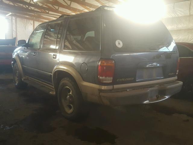 1FMZU84P4YZB43473 - 2000 FORD EXPLORER E BLUE photo 3