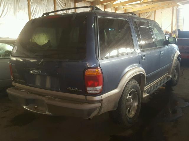 1FMZU84P4YZB43473 - 2000 FORD EXPLORER E BLUE photo 4