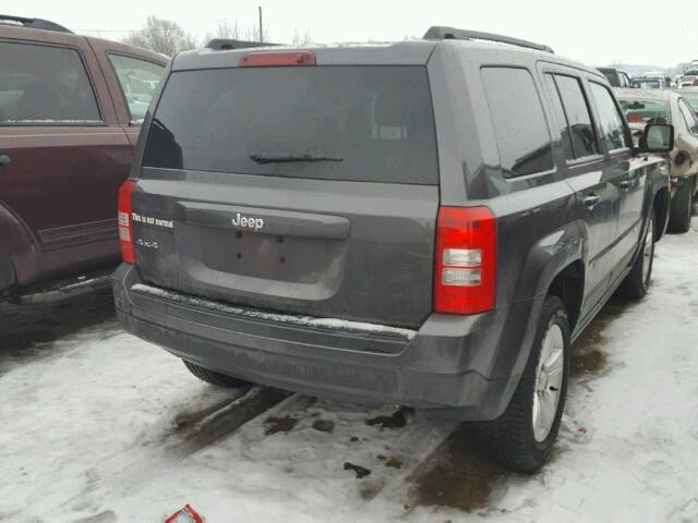 1C4NJRBB1ED788101 - 2014 JEEP PATRIOT SP GRAY photo 4