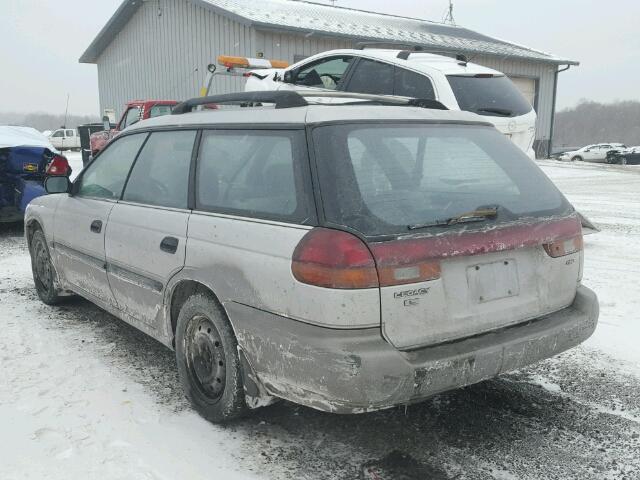 4S3BK4350V6323258 - 1997 SUBARU LEGACY L SILVER photo 3